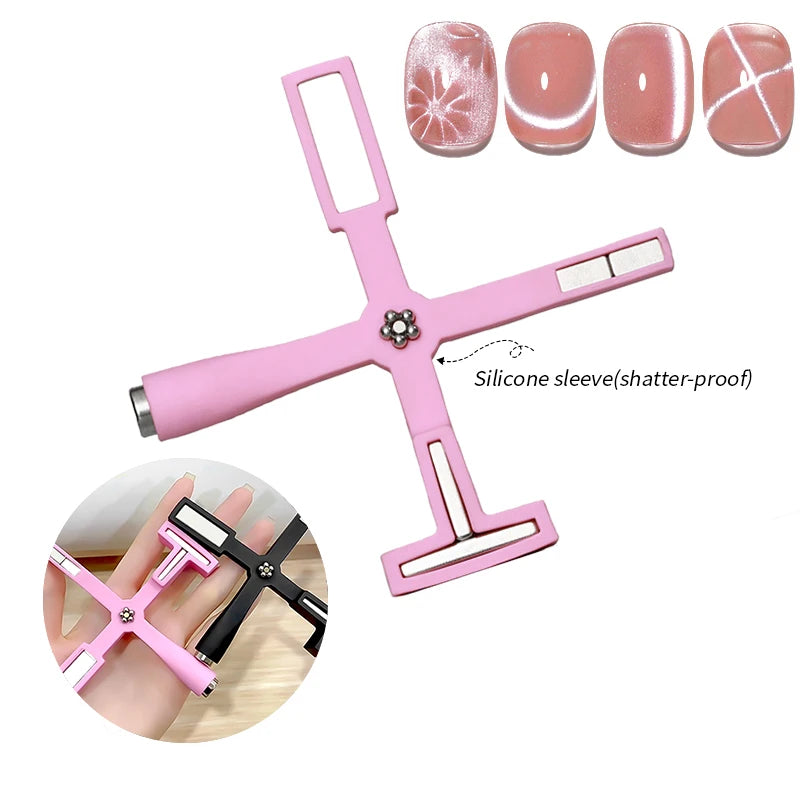 LILYCUTE 7ml Aurora Cat Magnetic Gel Nail Polish Reflective Magnet Gel Varnishes Semi Permanent UV Gel For Nail Art Manicu...