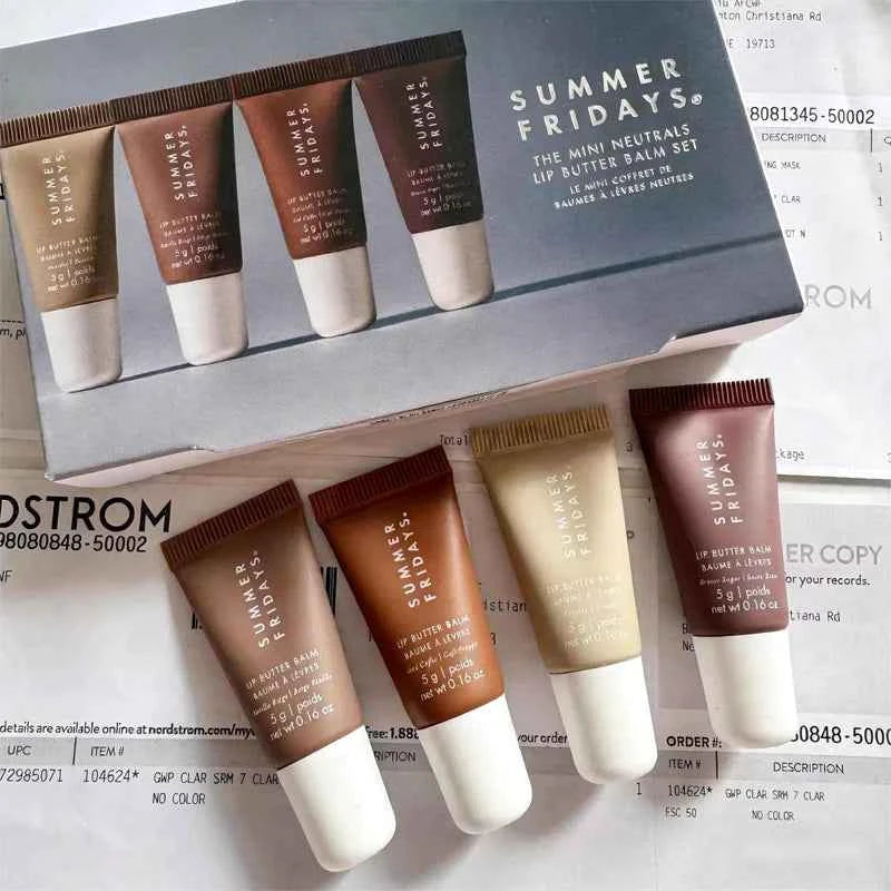 Summer Fridays Lip Oil Moisturizing Lip Gloss Sweet Mint Vanilla Sugar Coffee Cake Cocoa Lipstick Transparent Makeup Suit ...