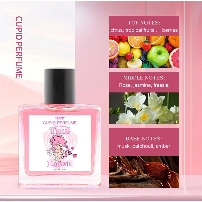 Eros Cupid Perfume Brand Longlasting Fragrance Pheromone Cologne Perfume Flower Fragrance Unisex Charm Daily Fresh Light P...