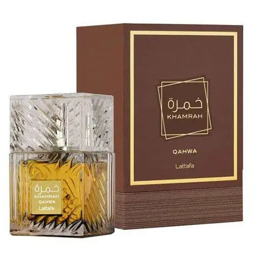 Lattafa Khamrah Perfume - Luxury Arabian Gourmand Fragrance, Warm Spicy Sweet Scent of Dates & Tonka Bean, Unisex Long Las...