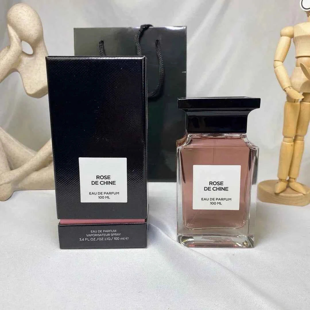 100ml Brand Perfume Men Women High Quality Unisex Long-lasting Eau De Cologne Parfum Spray Women Classic Rose Series Parfume 100ml-12