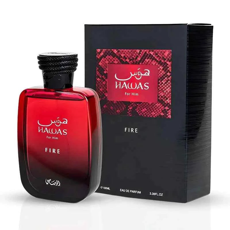 Hawas Ice For Him, Hawas Cologne For Men EDP 100ML (3.4Oz) | Long-Lasting Eau De Parfum | Ideal For Holiday Gift Red 100ml United States