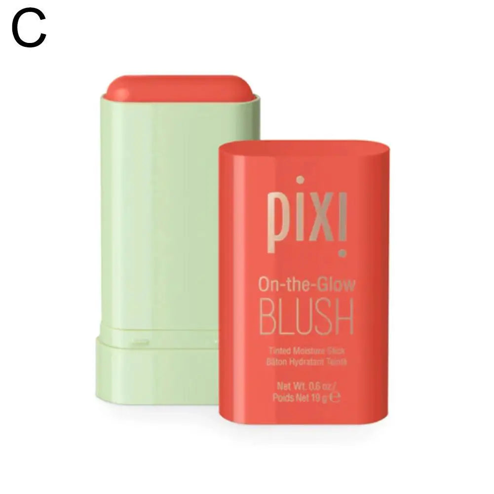 Pixi 3 In1 Moistured Blush Stick Cheek Lip Tinted Silky Brighten Blush Cream Blusher Cosmetics Tubes Matte Contour Makeup 03