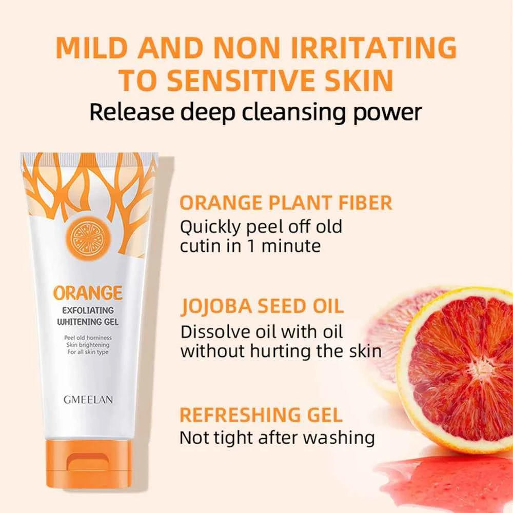 Orange Exfoliating Gel Dead Spot Remover Brighten Peeling 50g Gentle Repair Scrub Whiten Hydrating Moisturizer Korean Skin...