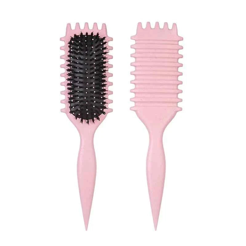 1/2pcs Hair Beauty Set Detangling Candy Brush with Continuous Spray Bottle Soft Curly Hair Care Brush Kit Salon Styling To...