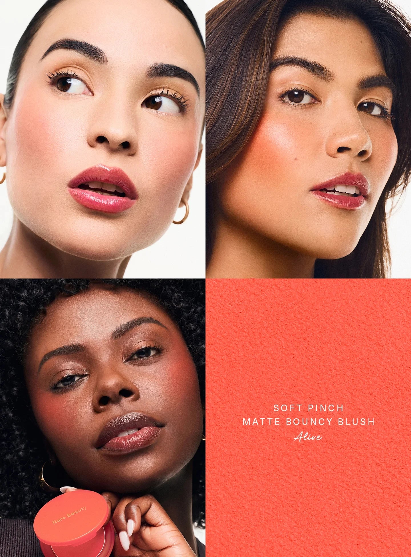 Rare Beauty Soft Pinch Matte Bouncy Cushiony Cream-to-powder Blush Airy And Lightweight Soft Pinch Liquid Blush Natural Fl...