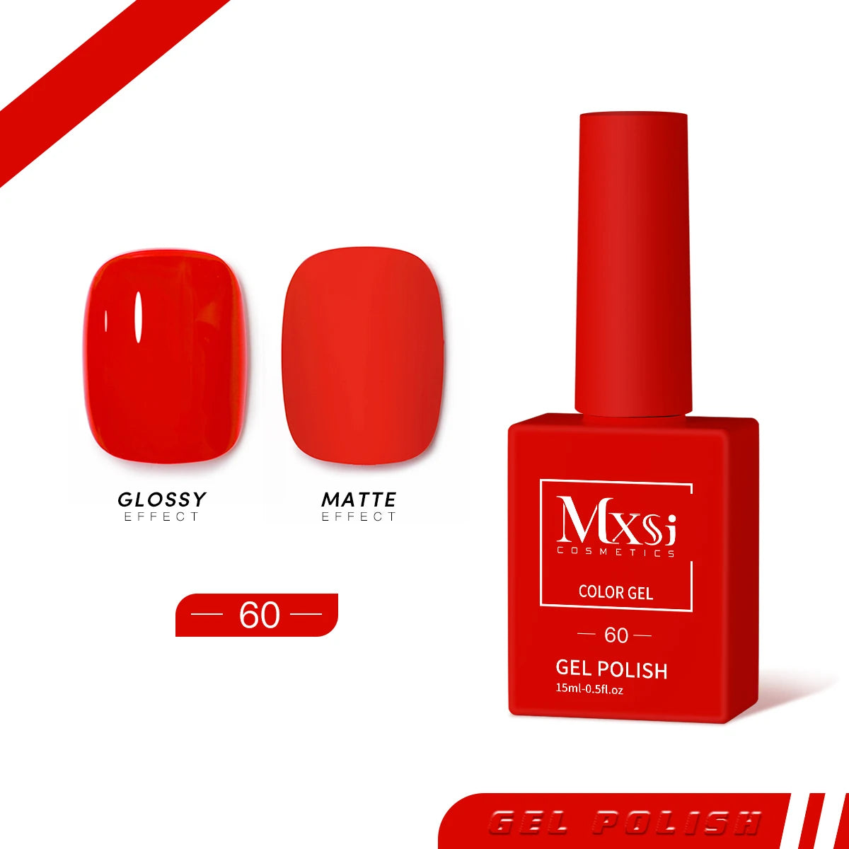 Mxsi 15ml Gel Nail Polish Neon Brown Royal Blue Red Green Pastal Nude Nail Art Varnish Gel Lacquer Top Coat UV Gel Nail Not Set Mxsi 60 China Mainland