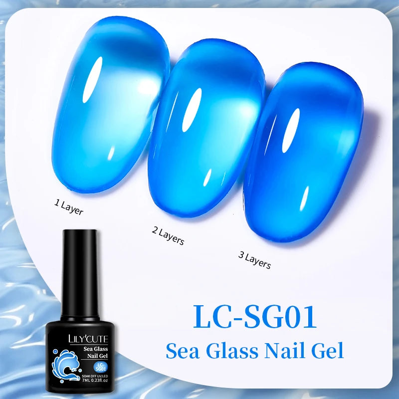LILYCUTE 129 Colors 7ML Nail Gel Polish Nail Supplies Vernis Semi Permanent Nail Art Manicure Soak Off LED UV Gel Nail Var...