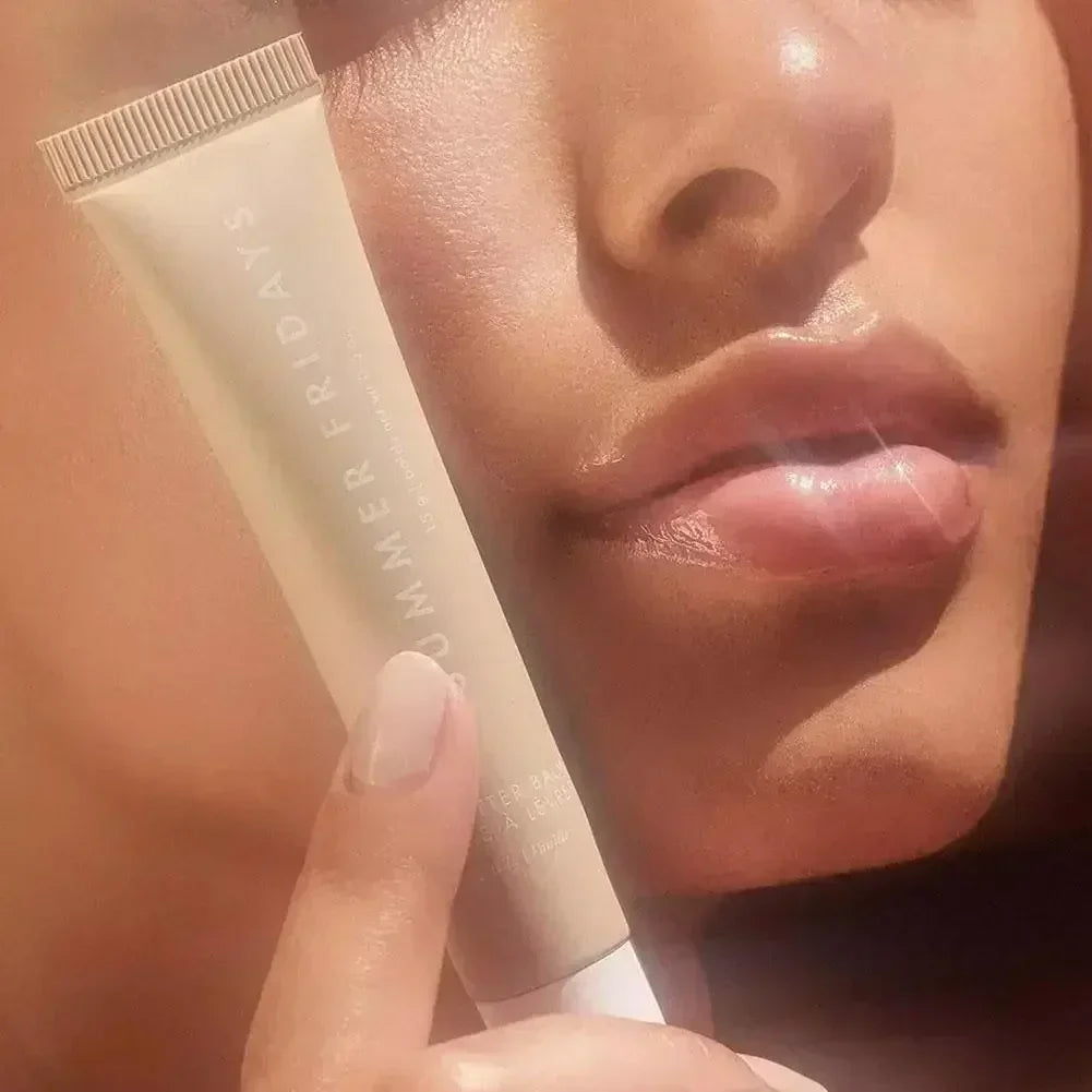 Summer Friday's Vanilla Beige Lip Balm Moisturizing Transparent Lipstick Set Smooth Soft Tube Mirror Lip Gloss Lip Blum Makeup