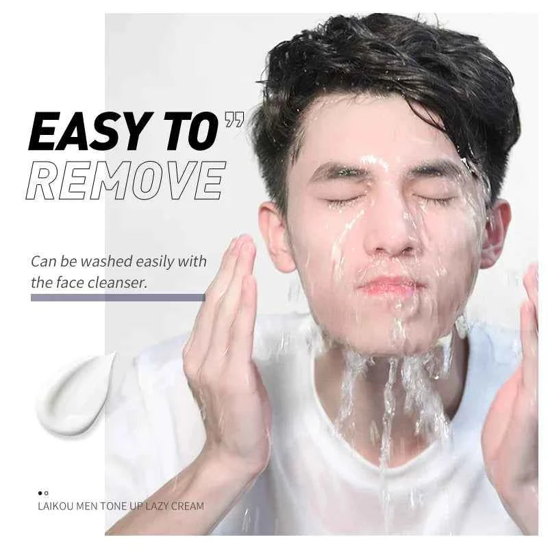 LAIKOU Men BB Cream Natural Whitening Revitalising Nourishing Brighten Cream Face Foundation Tone Up Cream Lazy Concealer ...