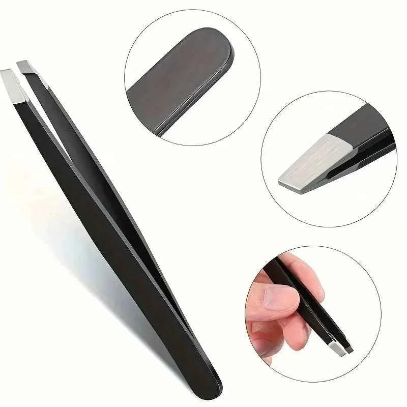 1/4pcs Professional Eyebrow Tweezers Makeup Tools Eyebrow Pinch Pliers Tweezer For Eyebrows Accessories Beauty Hair Clip R...