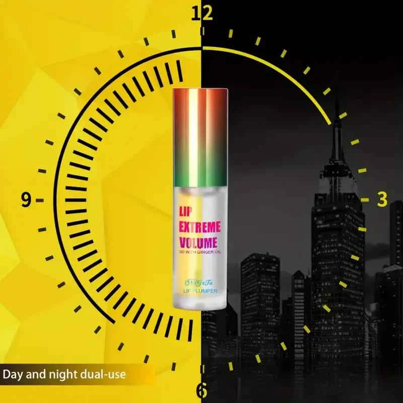 1/2Pcs Ginger And Mint Lip Plumper Oil Radiant,Plumping Lip Volumizing Serum for Smoother,Fuller Lips for Youthful and Sex...