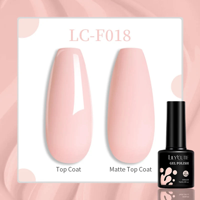 LILYCUTE 129 Colors 7ML Nail Gel Polish Nail Supplies Vernis Semi Permanent Nail Art Manicure Soak Off LED UV Gel Nail Var...