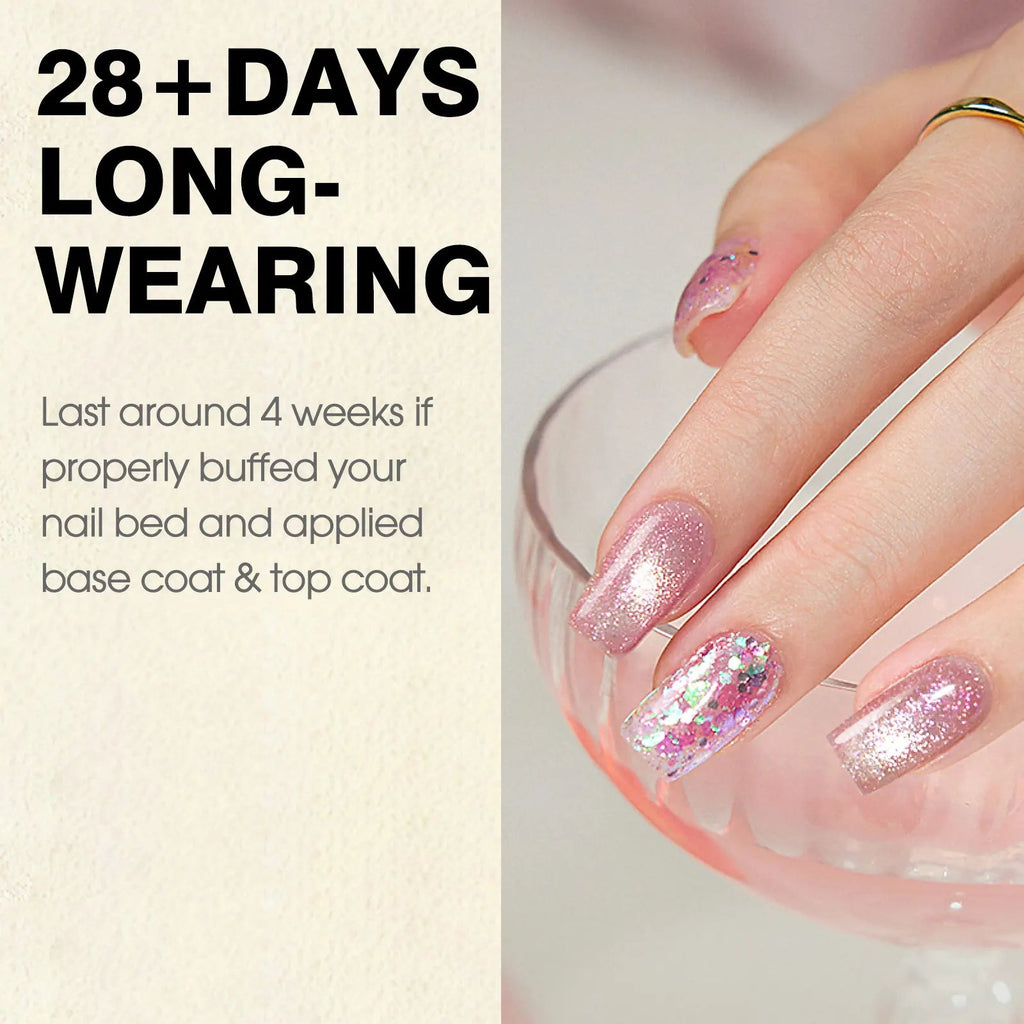 #8013 CANNI Nail Gel Polish Hema Free Super Glossy Glitter Cat Eye Gel Diamond Top Coat Semi Permanent Soak Off UV LED Varnish Aurora Glow Avenue