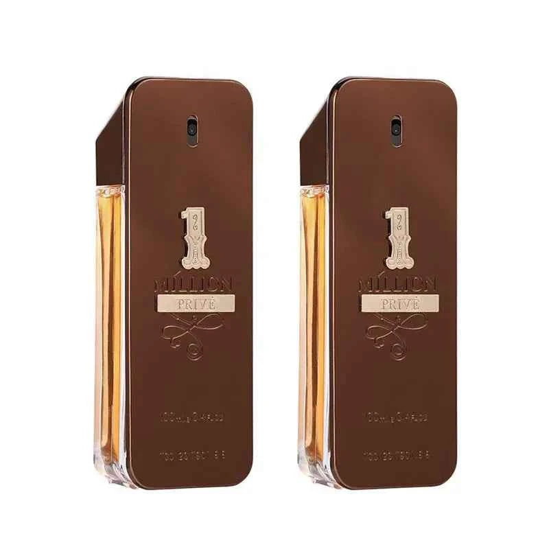 100ML Classic scent 1 Million Parfum Mature Masculinity Body Spray for Men Eau De Toilette Spray Perfume for Men Fragrance Spray Brown-100ML-2PCS