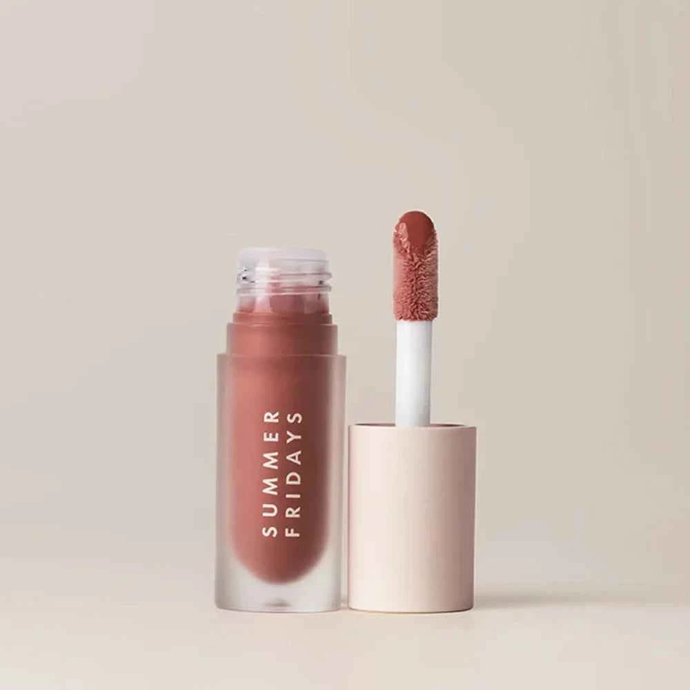 Summer Fridays Lip Balm Moisturizing Mirror Lip Gloss Lip Vanilla Pink Sugar Pink Guava Smell Lipstick Transparent Oil Mak...