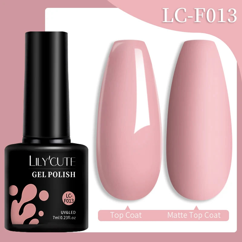 LILYCUTE Ancora Red Color Gel Nail Polish 152 Colors Fall Winter Trendy Long-Lasting French Style For Manicure Nail Art UV...