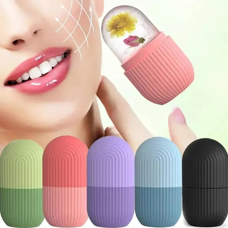 Silicone Ice Cube Trays Beauty Lifting Ice Ball Face Massager Contouring Eye Roller Facial Treatment Reduce Acne Skin Care...