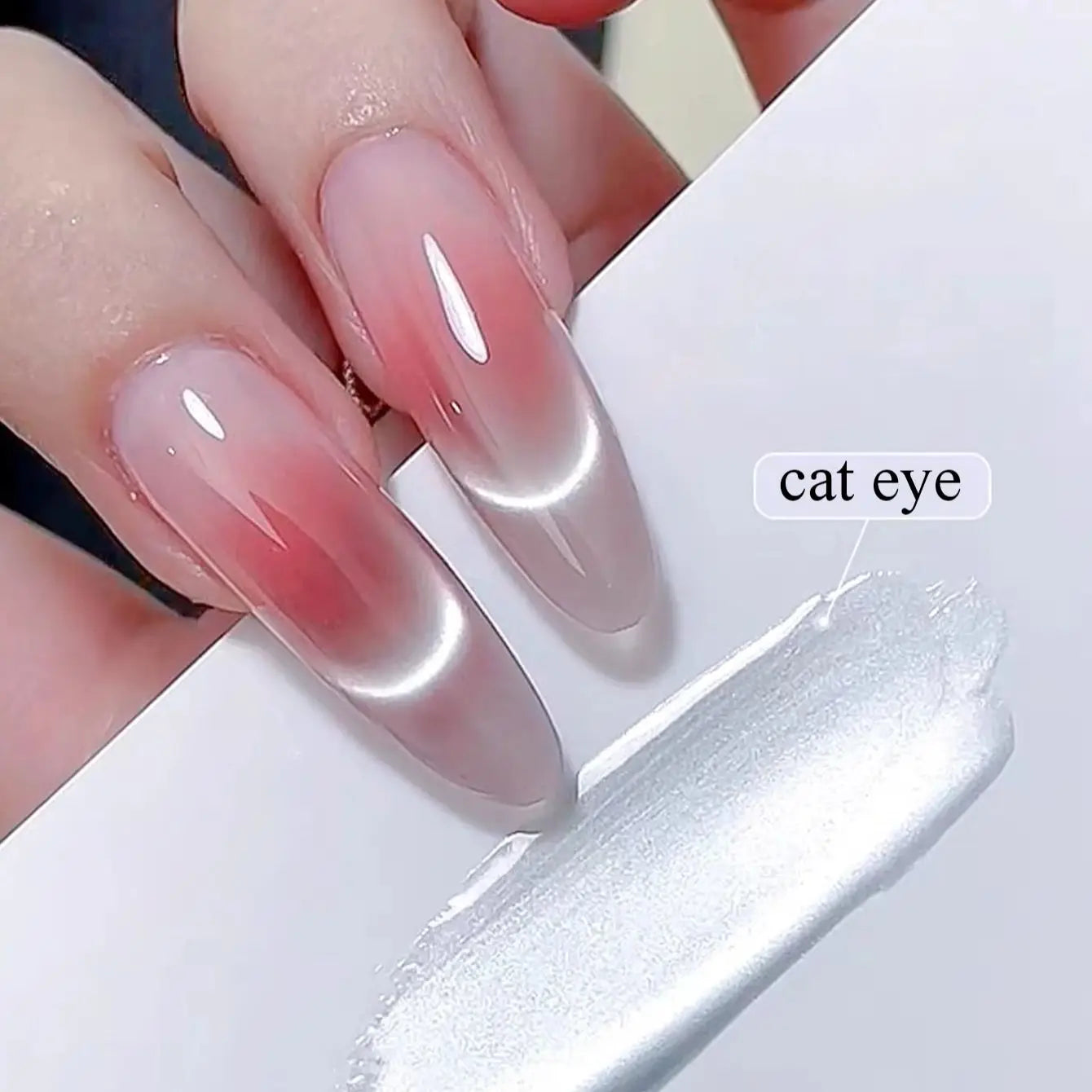 1-8pcs TC Flow Light White Cat Eye Gel Nail Polish Ultra Shine Soak Off UV Gel Mirror Glass Cat Magnet Gel Varnish Nail Supplies