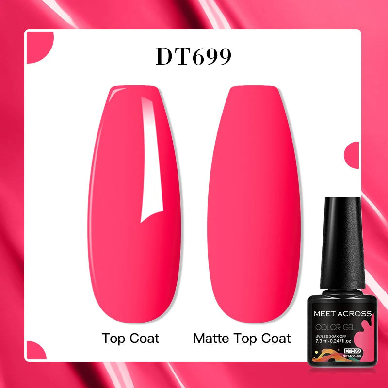 MEET ACROSS 7ml Porcelain White Cat Eye Gel Polish Holographic Glitter Magnetic Galactic Effect Gel Nail Polish Soak Off UV Gel Q57460-99