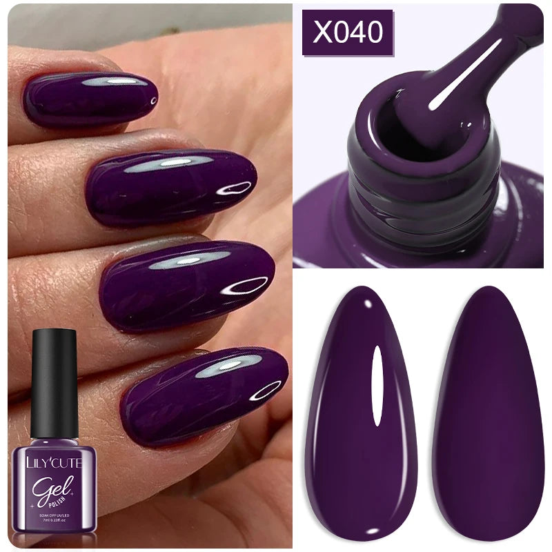 LILYCUTE 7ml Aurora Cat Magnetic Gel Nail Polish Reflective Magnet Gel Varnishes Semi Permanent UV Gel For Nail Art Manicu...