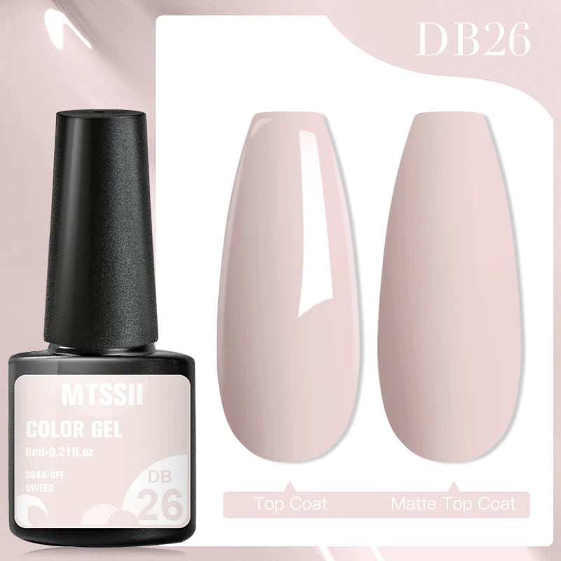 Mtssii 7ml Red Glitter Gel Nail Polish Sequins Shiny Manicure Semi Permanent Base Top Coat Soak Off LED UV Nail Art Gel Va...