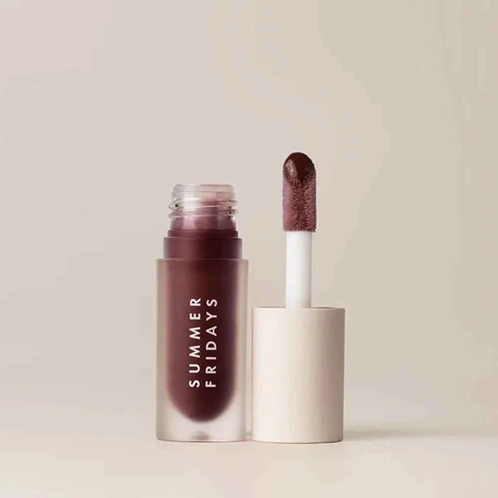 Summer Fridays Lip Balm Moisturizing Mirror Lip Gloss Lip Vanilla Pink Sugar Pink Guava Smell Lipstick Transparent Oil Mak...