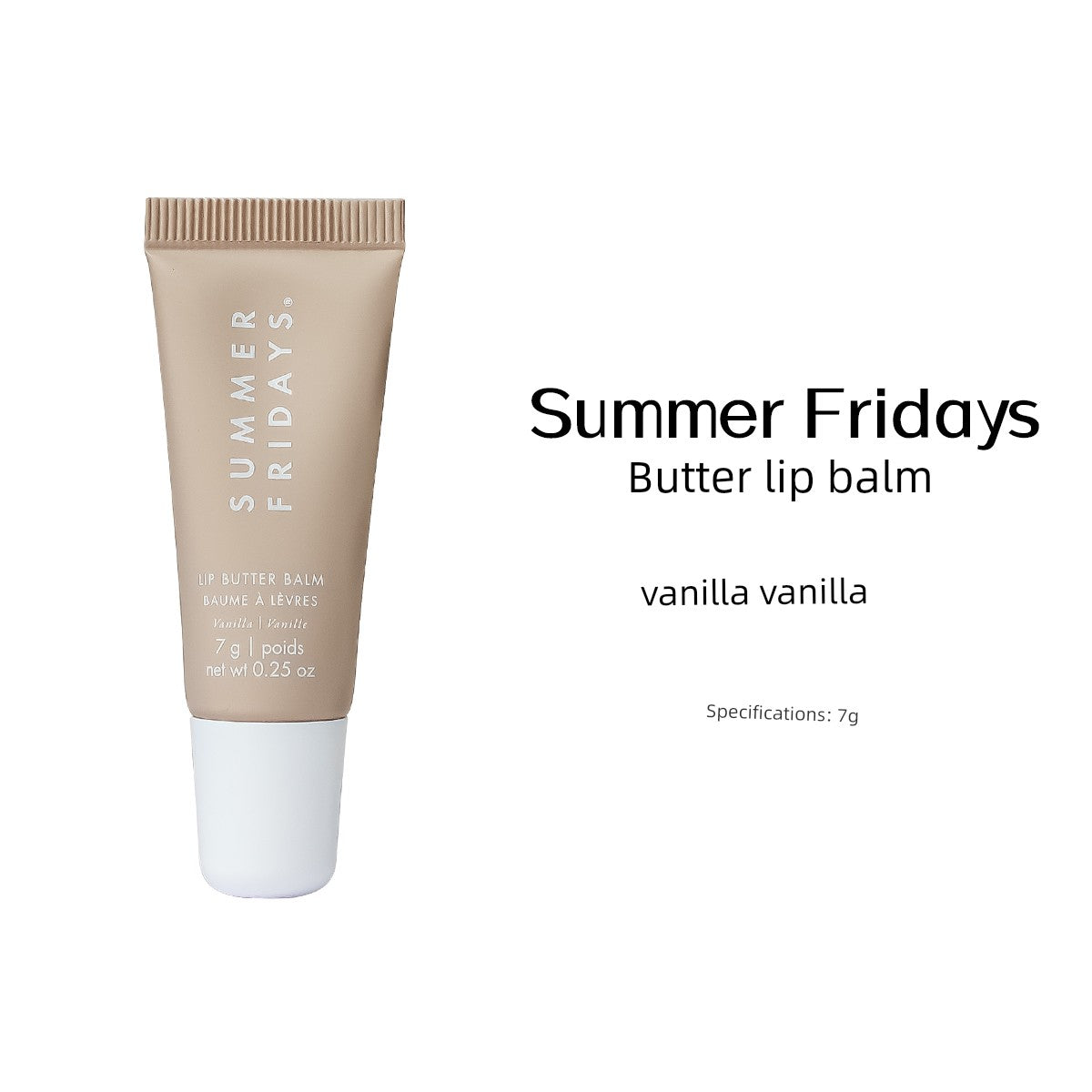 Summer Fridays Jet Kardashian Mask Moisturizing Time Difference Mask & Butter Lip Balm vanilla lip balm 7g