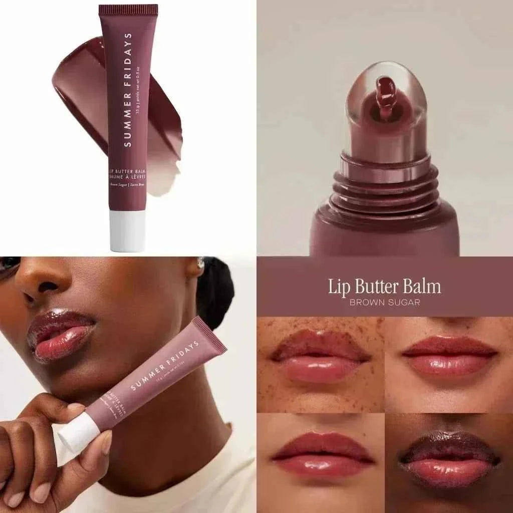 Summer Lip Balm Fridays Moisturizing Smooth Soft Gloss Lipstick Hydrating Birthday Cake Vanilla Beige Lips Care Makeup Cosmetics Brown Sugar