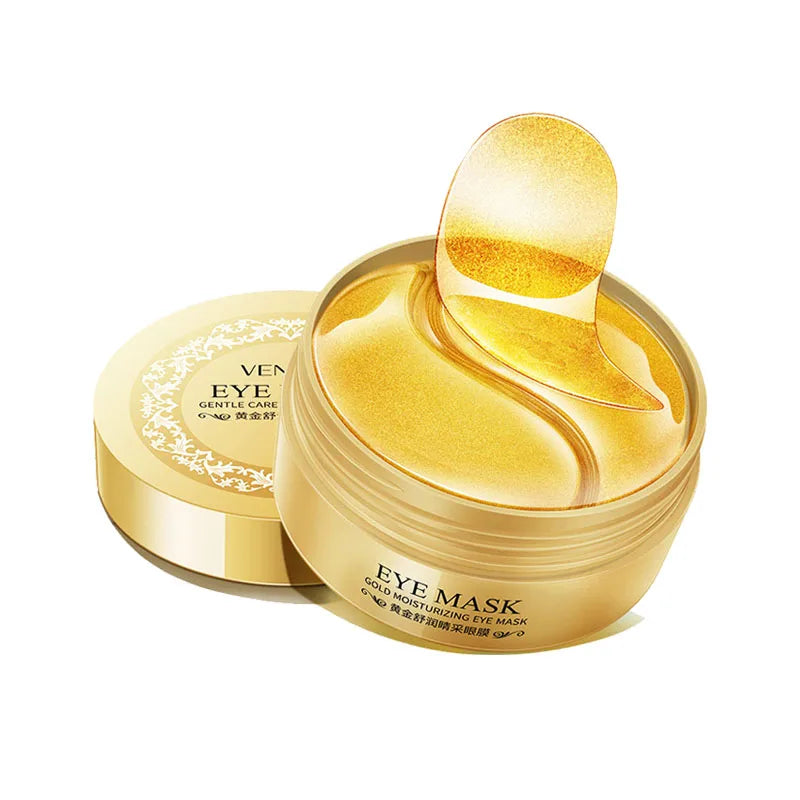 60pcs/box Seaweed Gold Collagen Eye Mask Anti Dark Circles Removal Eyes Bags Moisturizing Anti-aging Eye Patches Eyes Gel ...