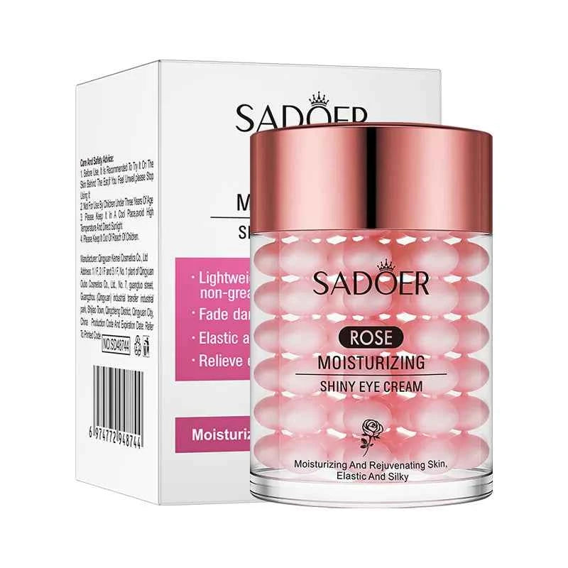 SADOER Hyaluronic Acid 24K Golden Sakura Eye Cream Anti Dark Circles Anti Wrinkles Moisturizing Anti-aging Creams Eyes Ski...