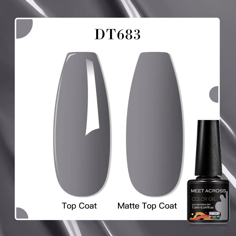 MEET ACROSS 7ml Porcelain White Cat Eye Gel Polish Holographic Glitter Magnetic Galactic Effect Gel Nail Polish Soak Off U...