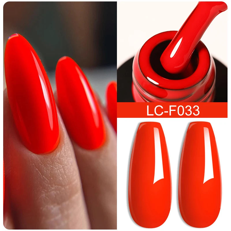 LILYCUTE Ancora Red Color Gel Nail Polish 152 Colors Fall Winter Trendy Long-Lasting French Style For Manicure Nail Art UV...