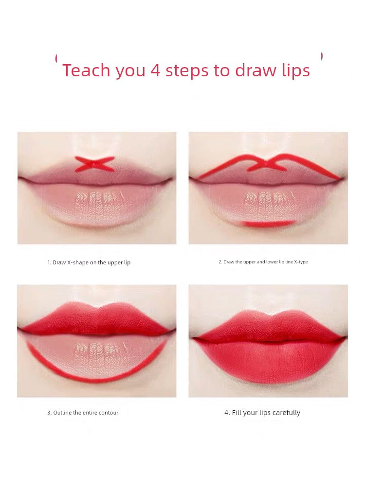 Flamingo Lip Liner Female Waterproof Makeup Non-Decolorizing Hook Line Lip Pencil Matte Bean Bag Painting Lipstick Handy Gadget Genuine Goods