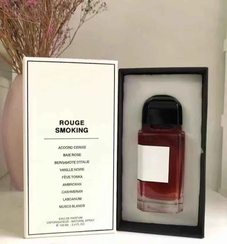 100ML High Quality Perfume Rouge Smoking Citus Riviera Tubereuse Fruit Fragrance Long Lasting Smell Fragrance Luxury Perfumes 1PCS