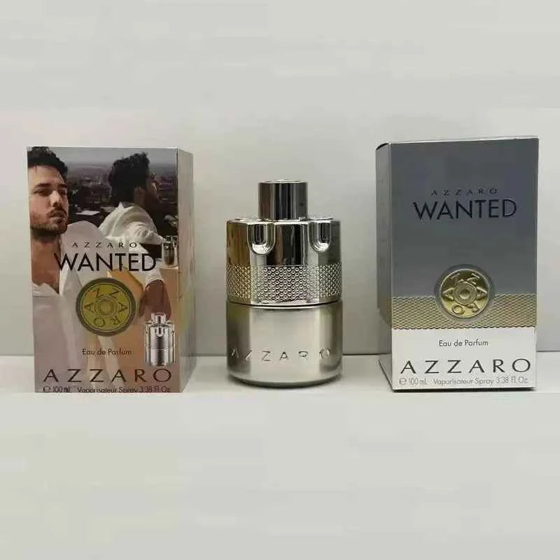 100ML For Azzaro The Most Wanted Parfum Charm Eau De Parfum Intense Spicy Woody Seductive Fragrance Date Lasting Wear Perfume Silver 100ML