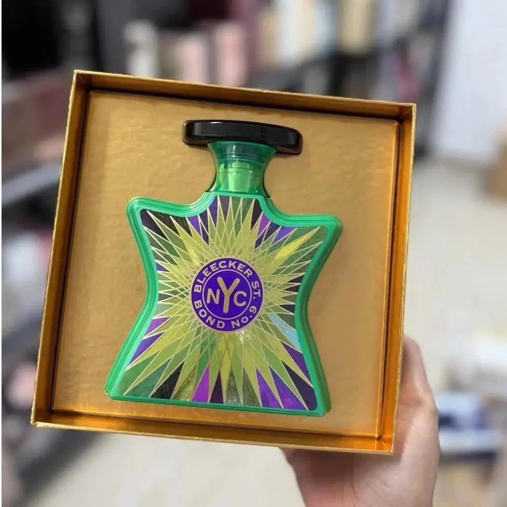 100ml Arabic Five-pointed Star Design Perfume High-end Luxury N BOND NO.9 Green Village Men Charm Cologne Fragrant Perfume Aurora Glow Avenue