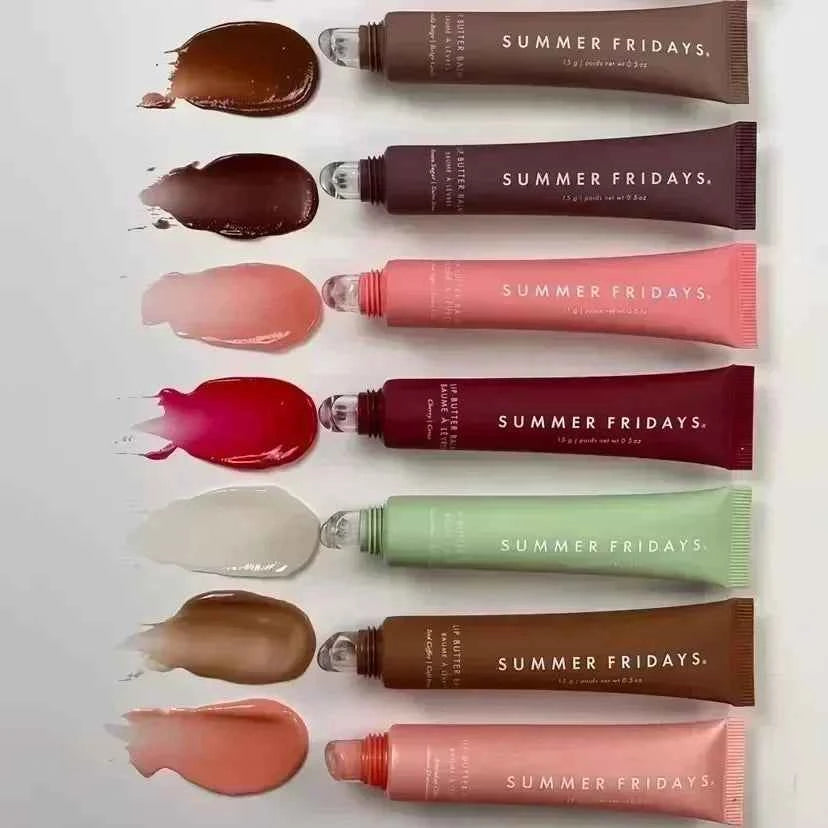 Summer Lip Balm Fridays Moisturizing Smooth Soft Gloss Lipstick Hydrating Birthday Cake Vanilla Beige Lips Care Makeup Cosmetics