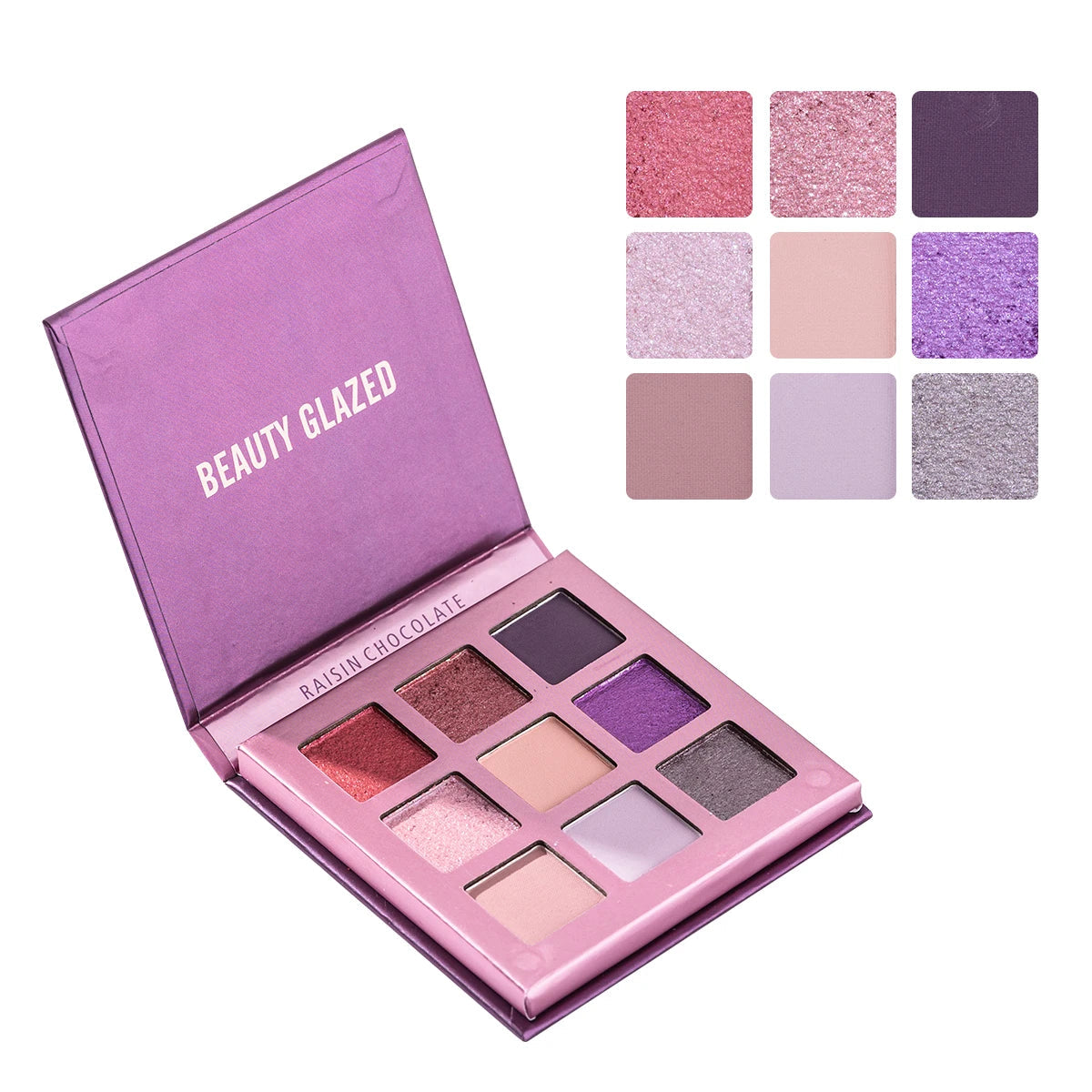 Beauty GLAZED Eyeshadow Palette 9 Color Shimmer Matte Longlasting Waterproof Palette Makeup Aurora Glow Avenue