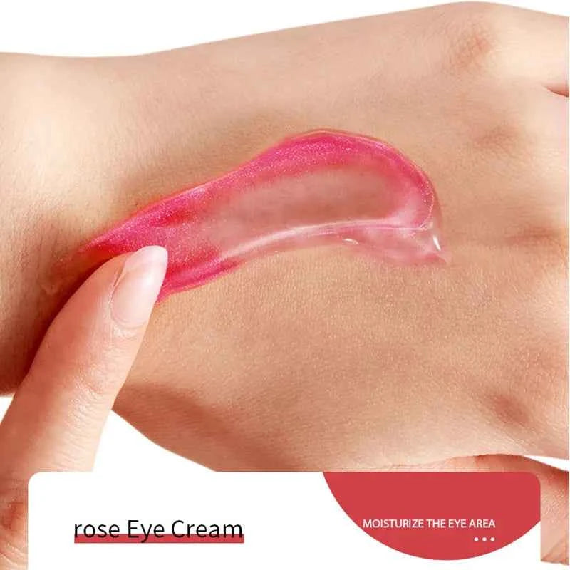 SADOER Rose Eye Cream Anti Dark Circles Removal Eye Bags Firming Moisturizing Beauty Eyes Creams Skin Care Products - 