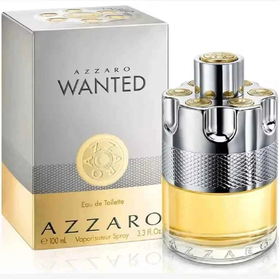 100ML For Azzaro The Most Wanted Parfum Charm Eau De Parfum Intense Spicy Woody Seductive Fragrance Date Lasting Wear Perfume Gold 100ML