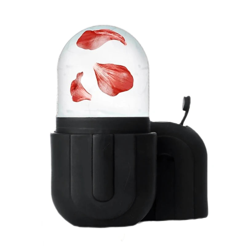 Silicone Ice Roller for Face Beauty Skin Care Tools Face Lifting Contouring Facial Massager Reusable Ice Cube Trays black