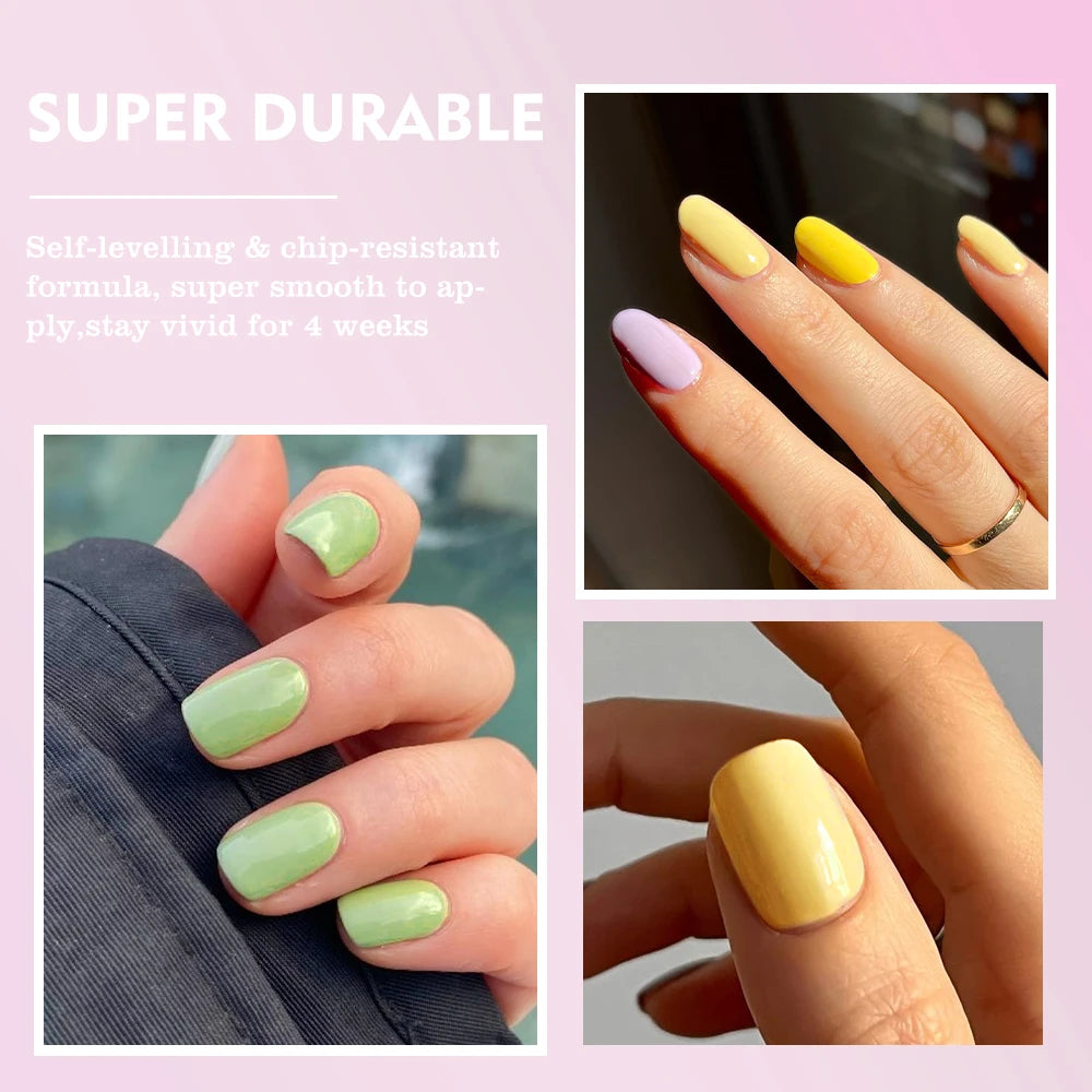 Mxsi 60 Colors Nail Gel Polish 15ml Vernis Semi Permanent Nail Art Manicure Soak Off DIY LED UV Gel Nails Polish Nail Supp...