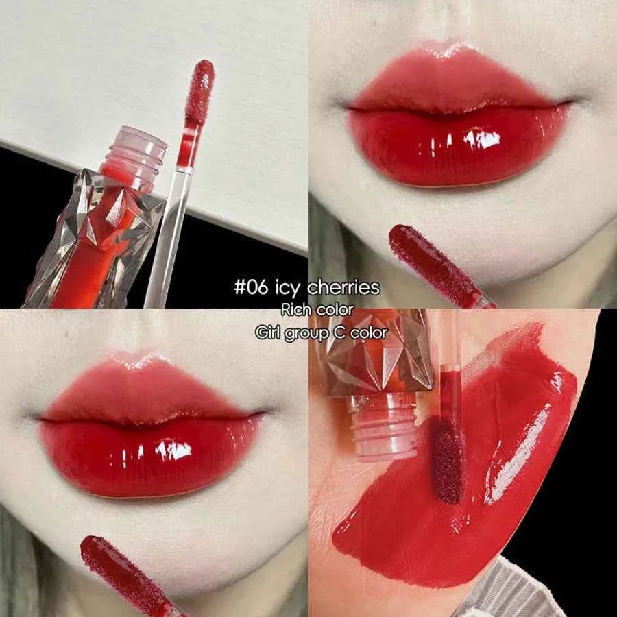 Mirror Lip Gloss Lip Gloss Lip Moisturizing Liquid Lipstick Waterproof Long-lasting Brightening And Non Fading Lip Gloss 0...