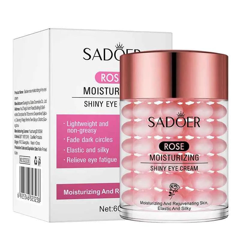 SADOER Rose Eye Cream Anti Dark Circles Removal Eye Bags Firming Moisturizing Beauty Eyes Creams Skin Care Products Defaul...