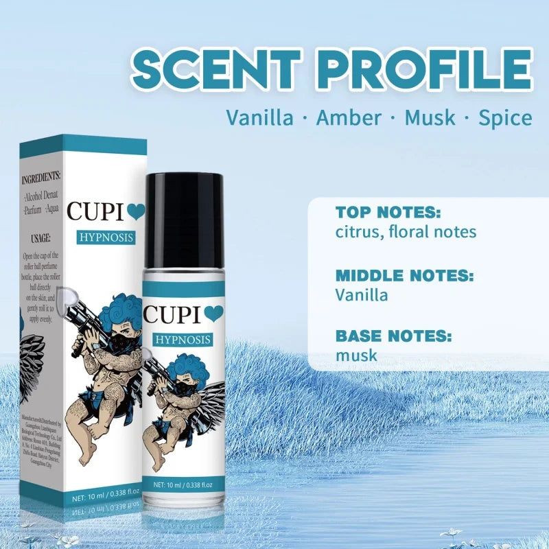 Cupid Pheromone Perfume For Men Enhances Attraction, Lasting Seductive Fragrance Fresh & Charming Scent Perfect Cologne Au...