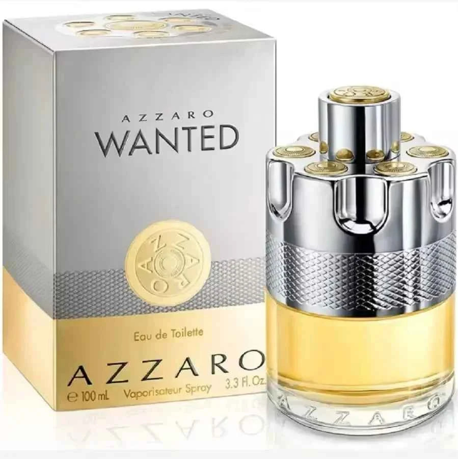 100ML For Azzaro The Most Wanted Parfum Charm Eau De Parfum Intense Spicy Woody Seductive Fragrance Date Lasting Wear Perfume Gold 100ML