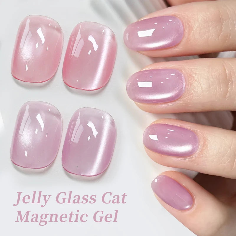 UR SUGAR 15ml Water Cat Magnetic Gel Nail Polish Ultra Glass Colorful Semi Permanent Soak Off UV Gel Nail Art Manicure Varnishes
