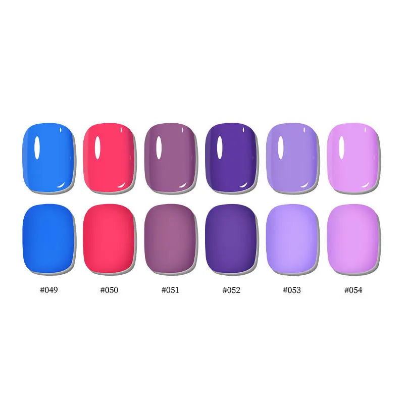 Gairriy 15ml Gel Nail Polish 6 Colors/Set Glitter Soak Off UV LED Semi-Permanent Varnish Art Salon 120 Colours Nail Access...