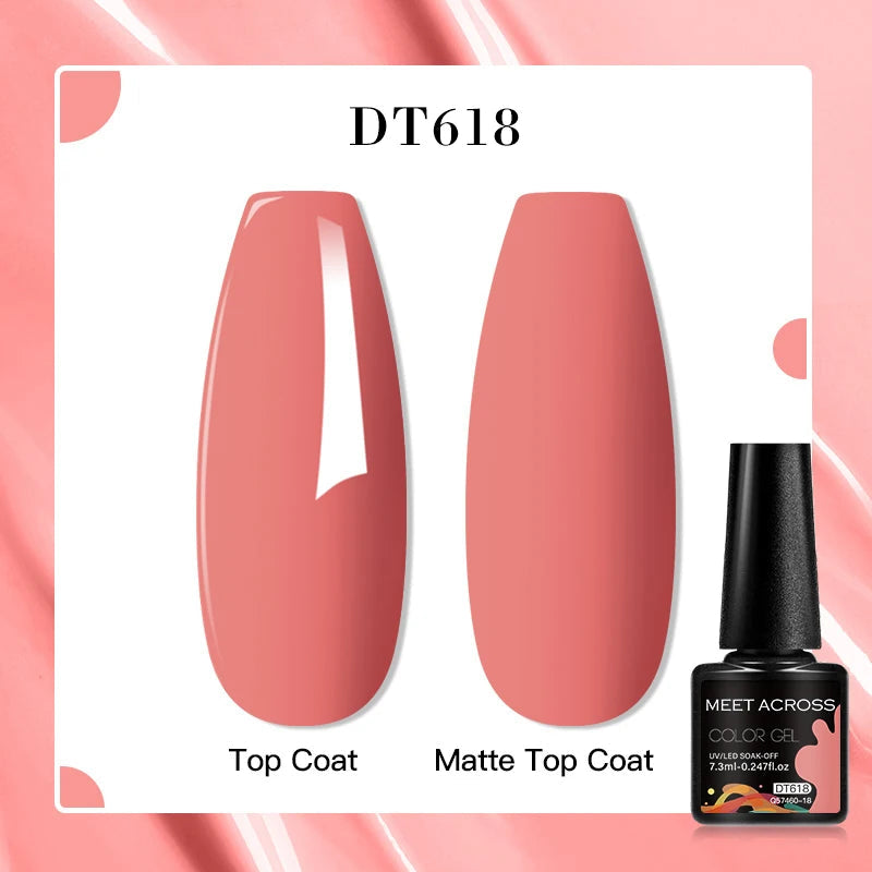 MEET ACROSS 7ml Porcelain White Cat Eye Gel Polish Holographic Glitter Magnetic Galactic Effect Gel Nail Polish Soak Off UV Gel Q57460-18